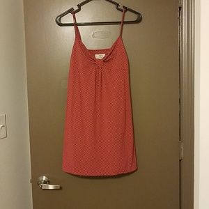 Red/white polka dot mini